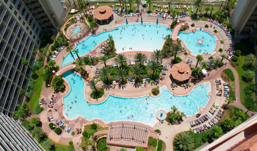 Shores of Panama Condominiums Pool from hotel