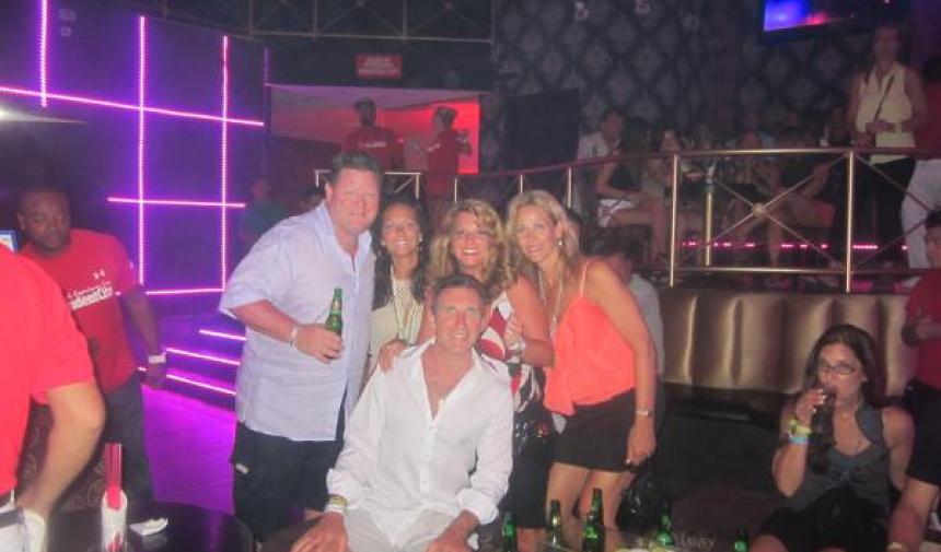 The inside of a club in Riviera Maya