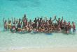 high school pring breakers enjoy the water in Nassau